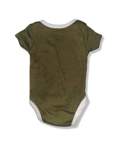 Chick Pea Olive Green Onesie (0-3M)