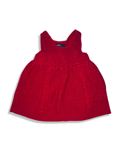 Baby Gap Red Knit Dress (0-3M)