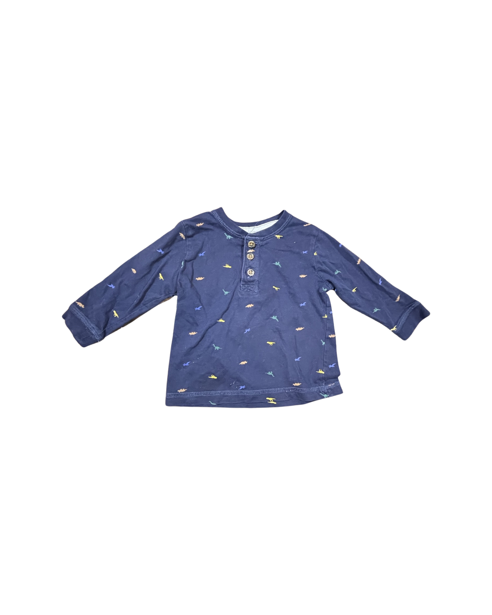 George Blue Dino Shirt (12-18M)