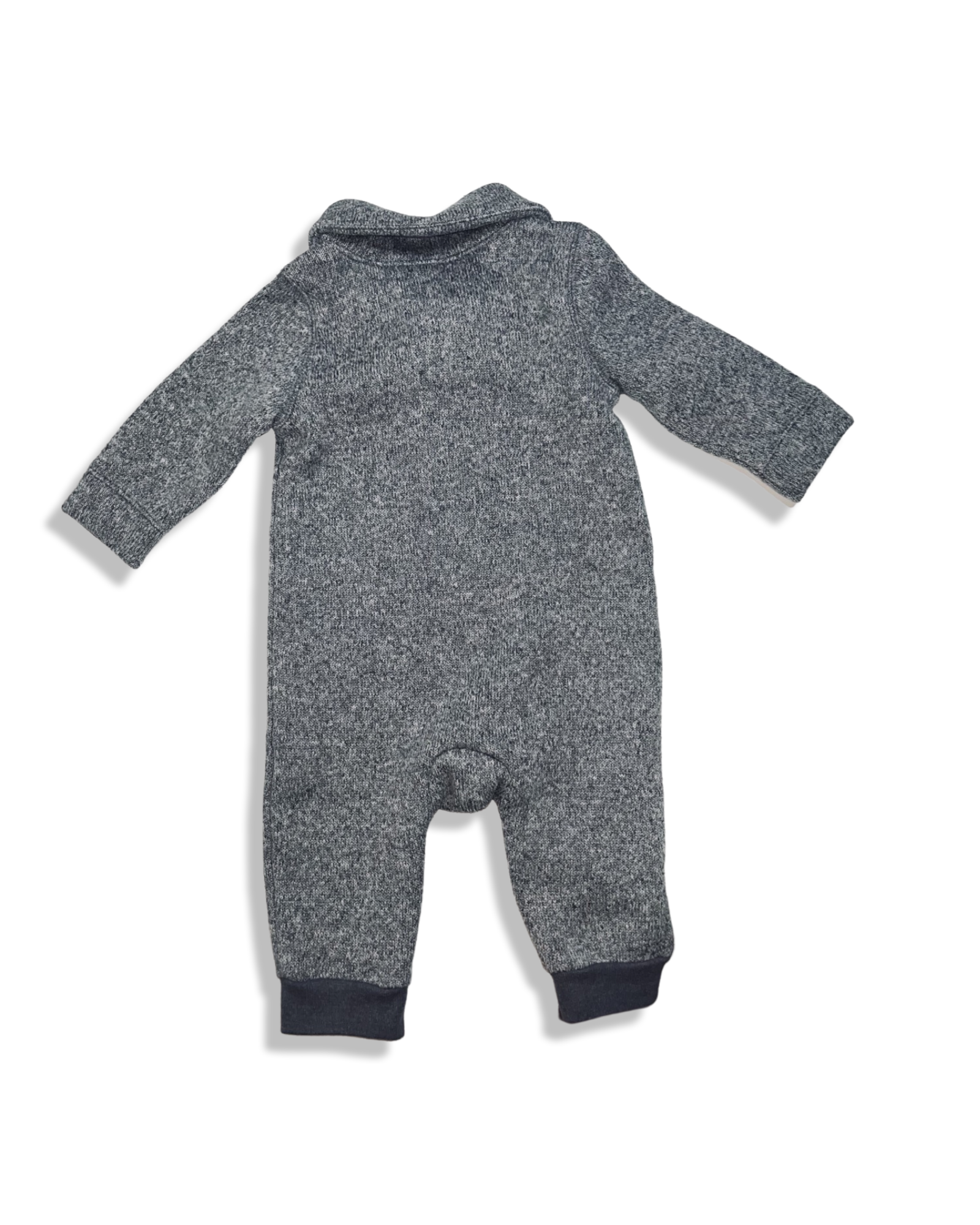 Old Navy Grey Sweater Romper (3-6M)