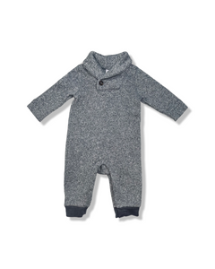 Old Navy Grey Sweater Romper (3-6M)