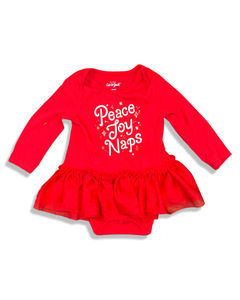 Cat & Jack Peace Joy Naps Onesie (6-9M)