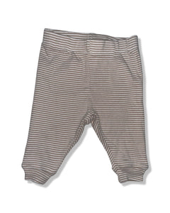 Joe Fresh Brown and White Strip Pants (0-3M)