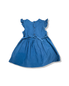 Hixcatl Blue Linen Dress with tags (18-24M)