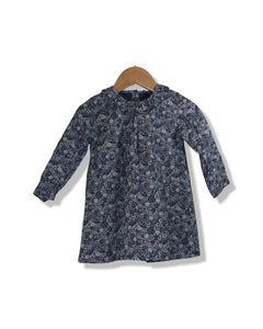 Molly and Frankie Blue floral Dress (24M)